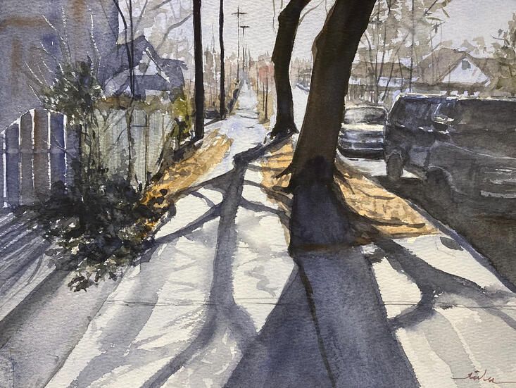 Sunny Afternoon, 9x12